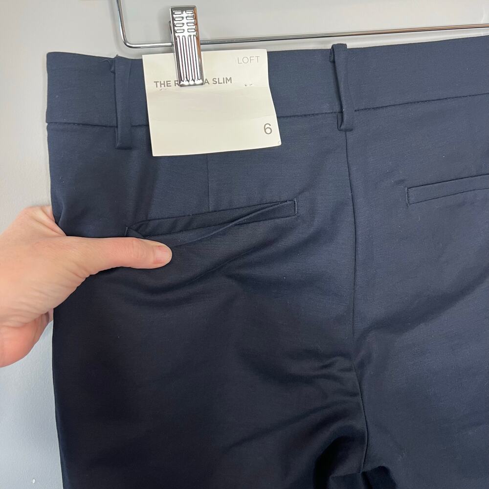 NEW Loft The Riviera Slim Dress Pants Size 6 - Picture 12 of 16